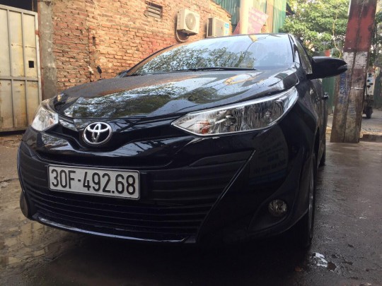 Toyota Vios 2019 (Máy xăng số tự động,tiết kiệm xăng,5 chỗ , màu đen)
